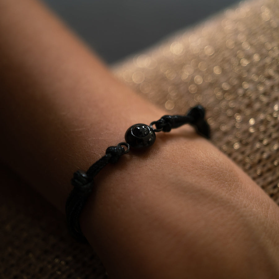 Personalized photo bracelet with your photo - Marine knot