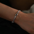 Personalized photo bracelet with your photo - Marine knot