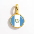 Charm - Flag Round – Gold