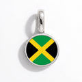 Charm - Flag Round – Silver