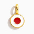 Charm - Flag Round – Gold