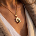 Personalized photo necklace - Paw