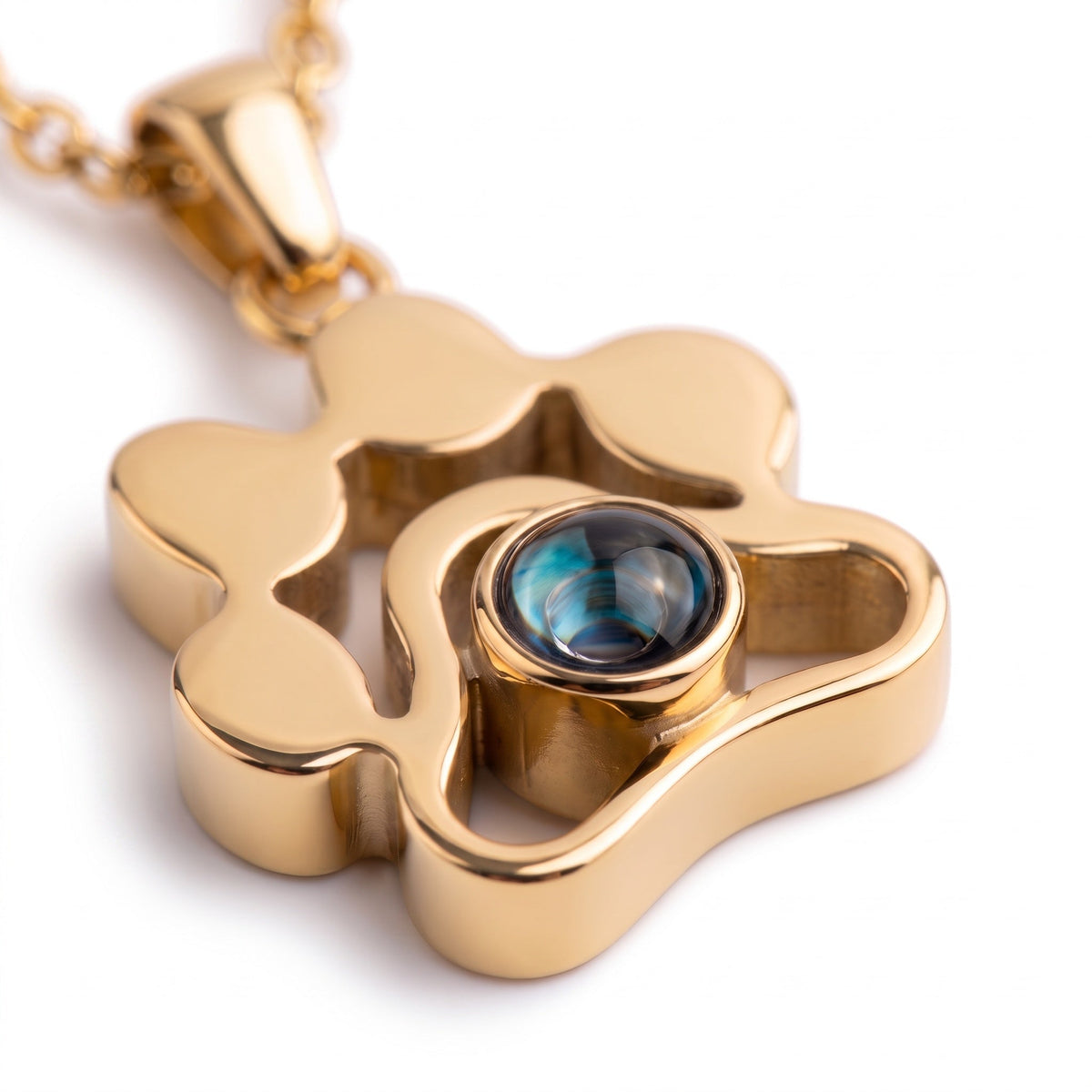 Personalized photo necklace - Paw