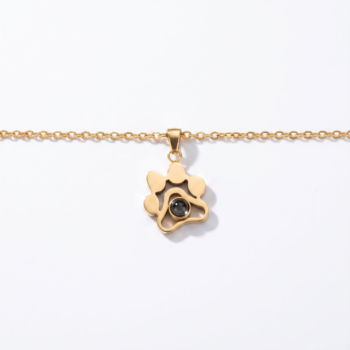 Personalized photo necklace - Paw