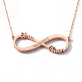 Infinite Love Necklace with Engraving