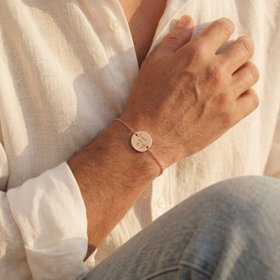 Personalized bracelet with your own handwriting/drawing