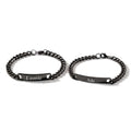 Partner bracelets with engraving