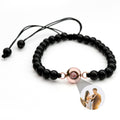 Personalized photo bracelet with your photo - Pearls