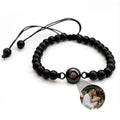 Personalized photo bracelet with your photo - Pearls