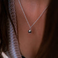 Personalized photo necklace - delicate