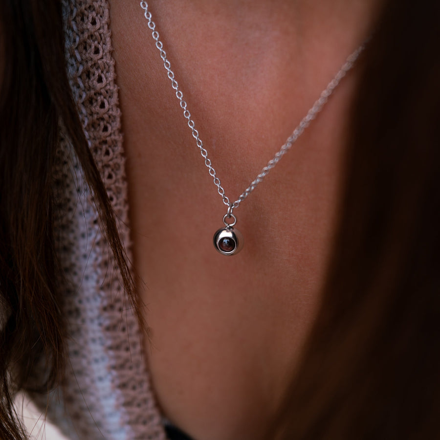 Personalized photo necklace - delicate