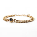 Personalized photo bracelet with your photo - Cuban chain
