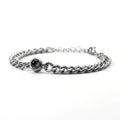 Personalized photo bracelet with your photo - Cuban chain