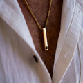 Personalized photo necklace - Bar B-Chain