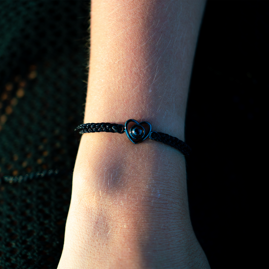 Personalized photo bracelet with your photo - Heart