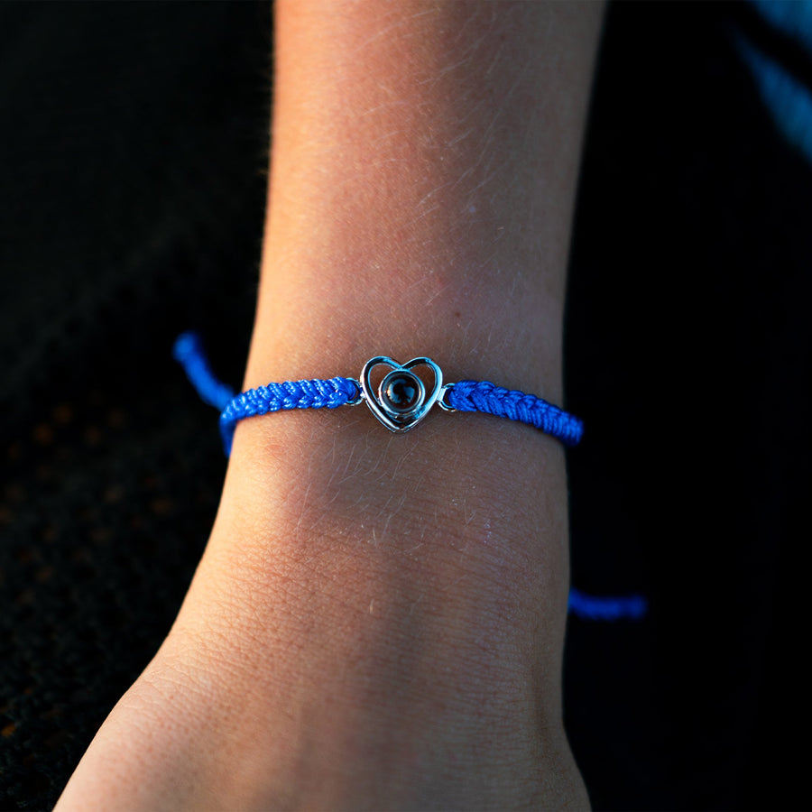 Personalized photo bracelet with your photo - Heart