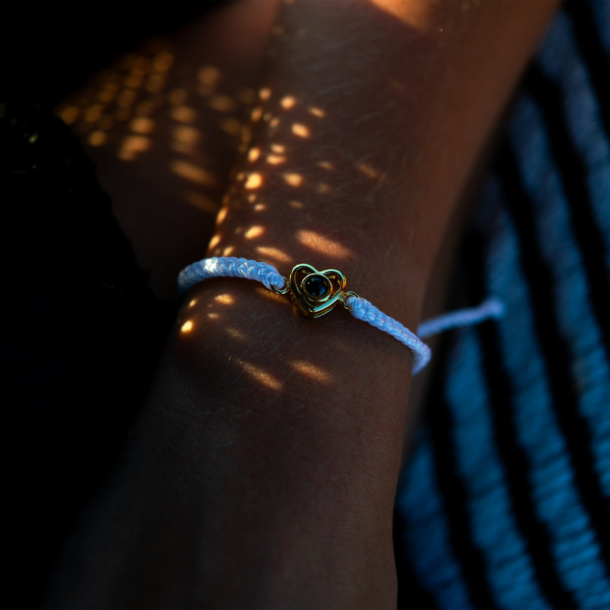 Personalized photo bracelet with your photo - Heart