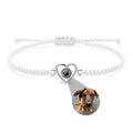 Personalized photo bracelet with your photo - Heart