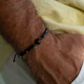 Personalized photo bracelet with your photo - Heishi Gemstone
