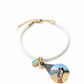 Photo Bracelet with Your Own Photo - Essence Birthstone