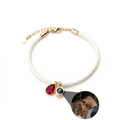 Photo Bracelet with Your Own Photo - Essence Birthstone