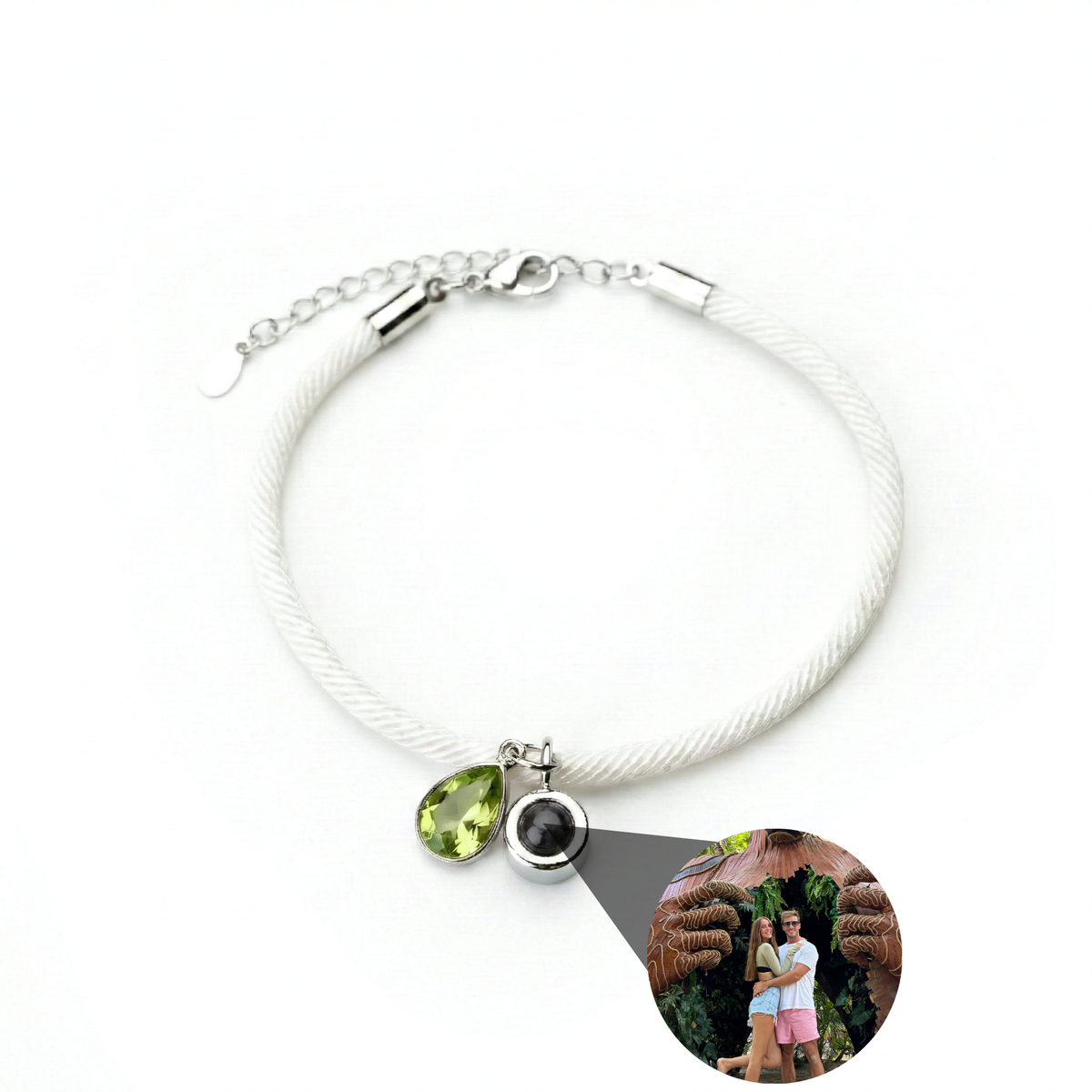 Photo Bracelet with Your Own Photo - Essence Birthstone