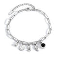 Personalized Charm Bracelet - Paperclip