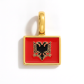 Charm - Flag Rectangular – Gold