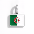 Charm - Flag Rectangular – Silver