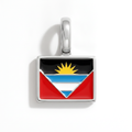 Charm - Flag Rectangular – Silver