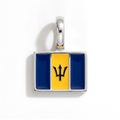 Charm - Flag Rectangular – Silver