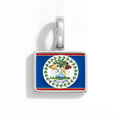 Charm - Flag Rectangular – Silver