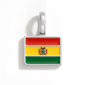 Charm - Flag Rectangular – Silver