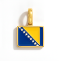Charm - Flag Rectangular – Gold