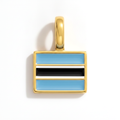 Charm - Flag Rectangular – Gold