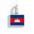 Charm - Flag Rectangular – Silver