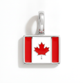 Charm - Flag Rectangular – Silver