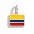 Charm - Flag Rectangular – Silver