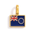 Charm - Flag Rectangular – Gold