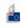 Charm - Flag Rectangular – Silver