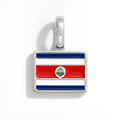Charm - Flag Rectangular – Silver