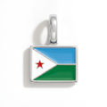 Charm - Flag Rectangular – Silver