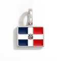 Charm - Flag Rectangular – Silver