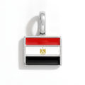 Charm - Flag Rectangular – Silver