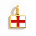 Charm - Flag Rectangular – Gold
