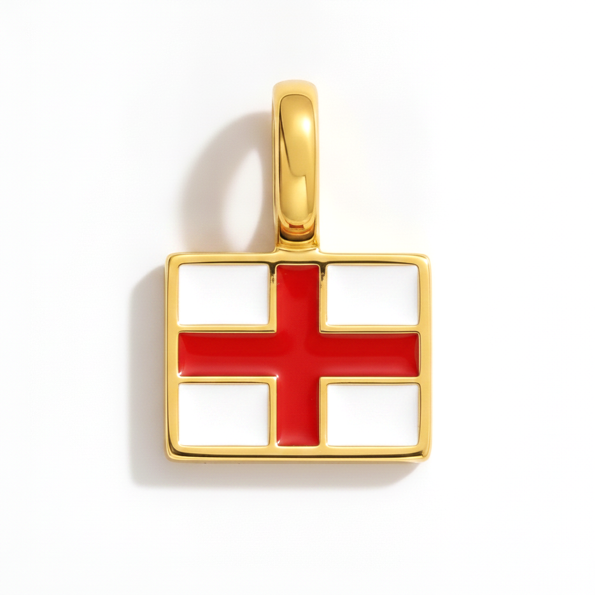 Charm - Flag Rectangular – Gold