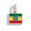 Charm - Flag Rectangular – Silver