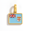 Charm - Flag Rectangular – Gold