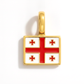 Charm - Flag Rectangular – Gold