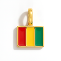Charm - Flag Rectangular – Gold